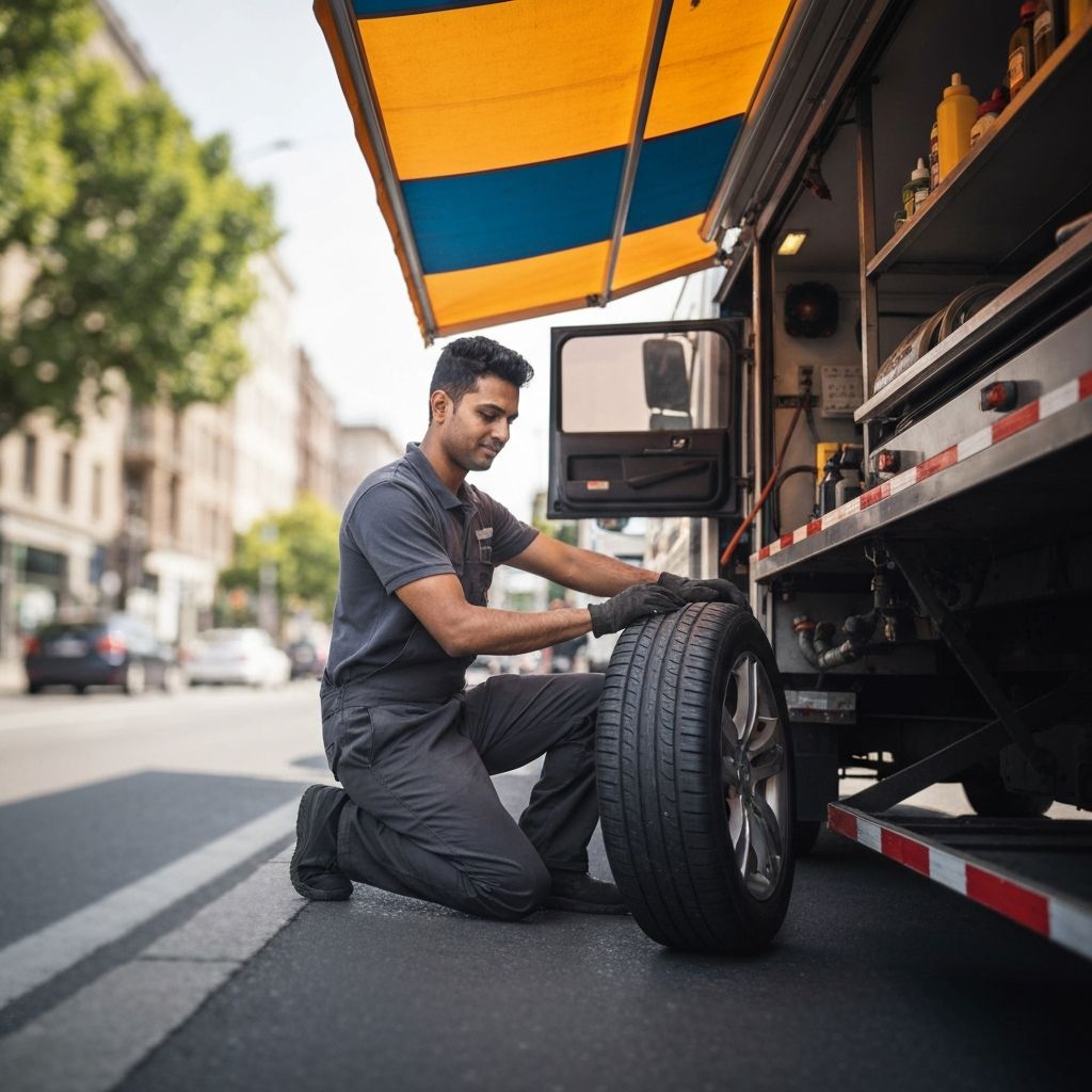 تغيير الإطارات